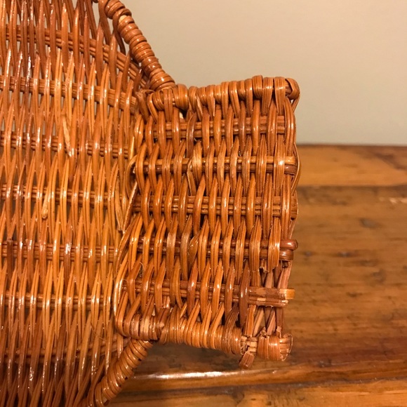 Vintage wicker/rattan set of nesting duck baskets - Picture 10 of 16